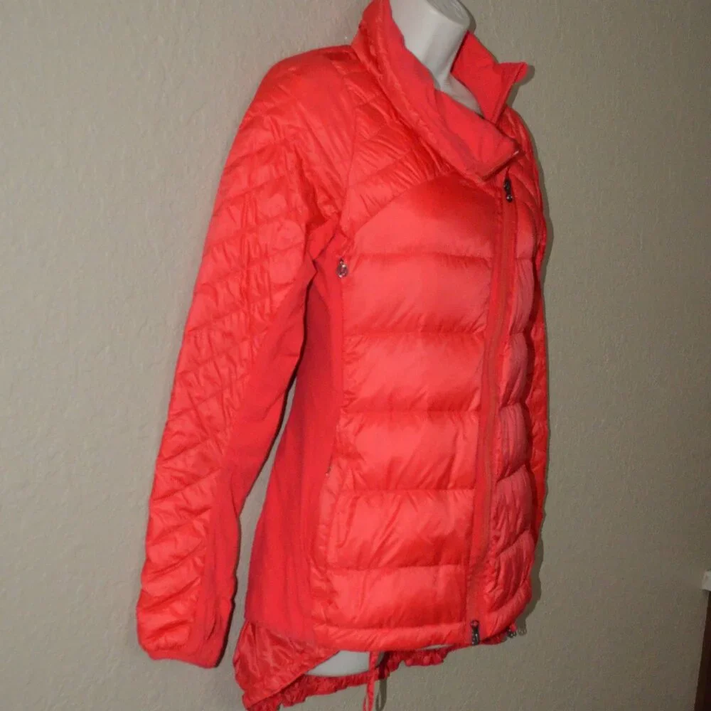 $248 Sz 4 Lululemon Red What the Fluff Puffer Coat Jacket